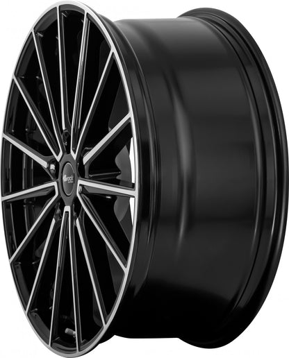 Brock B43 schwarz glanz front-poliert Alufelge 8.5x19 Zoll ET47.5 LK 5x112 ML66.6 – Bild 4