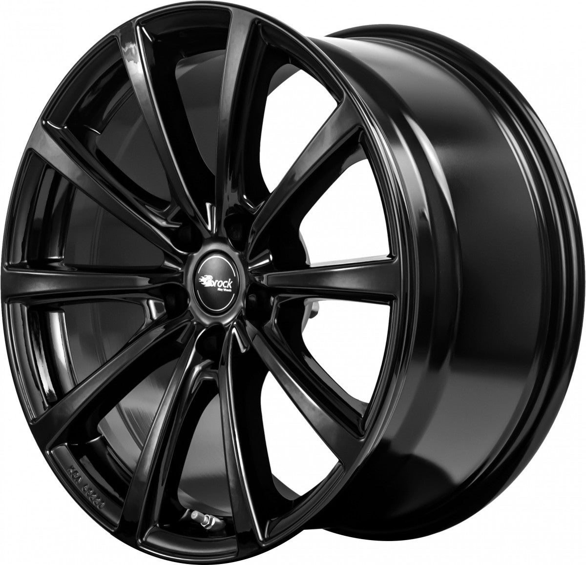 Brock B32 schwarz lackiert 8.5x18 ET36 - LK5/112 ML66.55