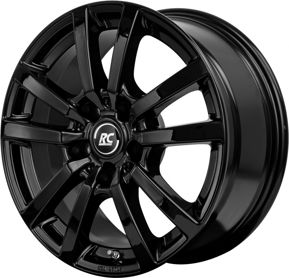 RC-Design RC25T schwarz lackiert Alufelge 6.5x16 Zoll ET60 LK 5x118 ML71.1 – Bild 3