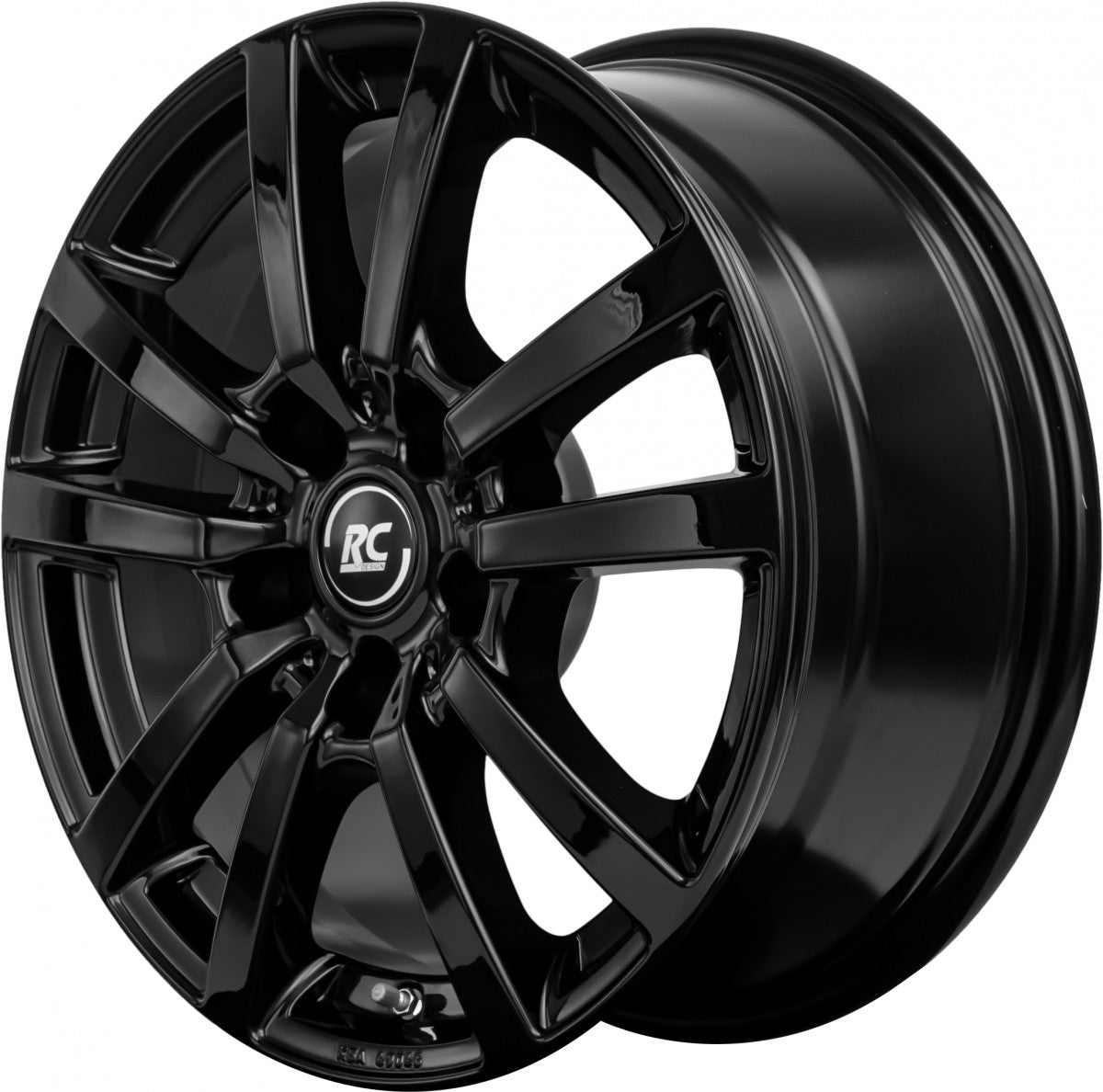 RC-Design RC25T schwarz lackiert Alufelge 7x17 Zoll ET46 LK 5x108 ML65.1 – Bild 4