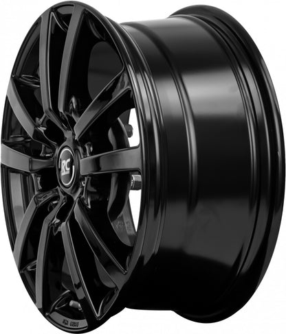RC-Design RC25T schwarz lackiert Alufelge 7x17 Zoll ET46 LK 5x108 ML65.1 – Bild 5