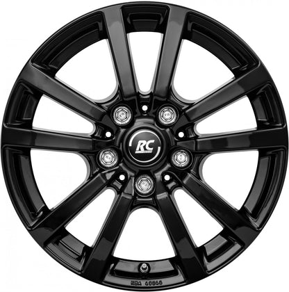 RC-Design RC25T schwarz lackiert Alufelge 7x17 Zoll ET51 LK 5x112 ML66.6 – Bild 2