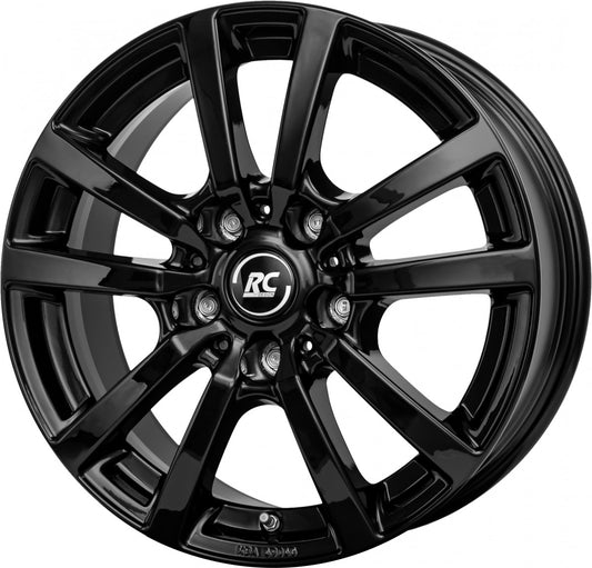 RC-Design RC25T schwarz lackiert 7x17 ET55 - LK5/120 ML65.1