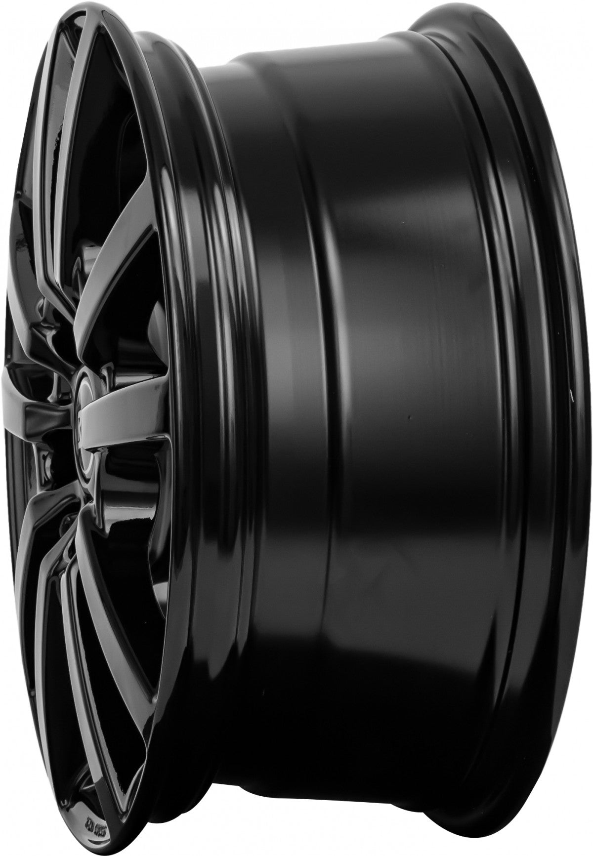 RC-Design RC25T schwarz lackiert Alufelge 7x17 Zoll ET55 LK 5x120 ML65.1 – Bild 6
