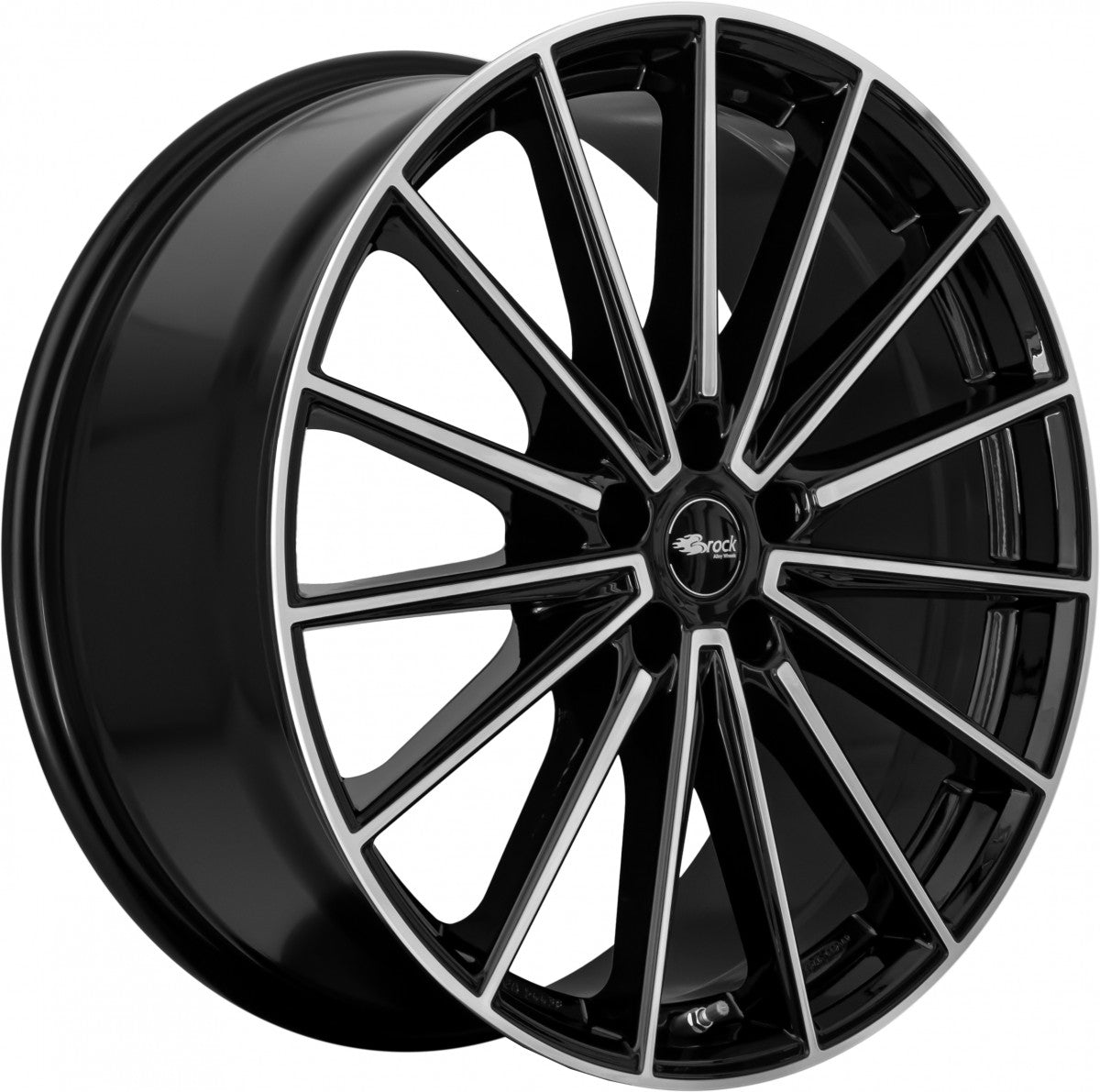 Brock B43 schwarz glanz front-poliert Alufelge 9x20 Zoll ET50 LK 5x112 ML66.6 – Bild 5