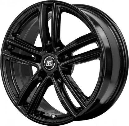 RC-Design RC27 schwarz lackiert Alufelge 6x16 Zoll ET50 LK 5x112 ML57.1 – Bild 3