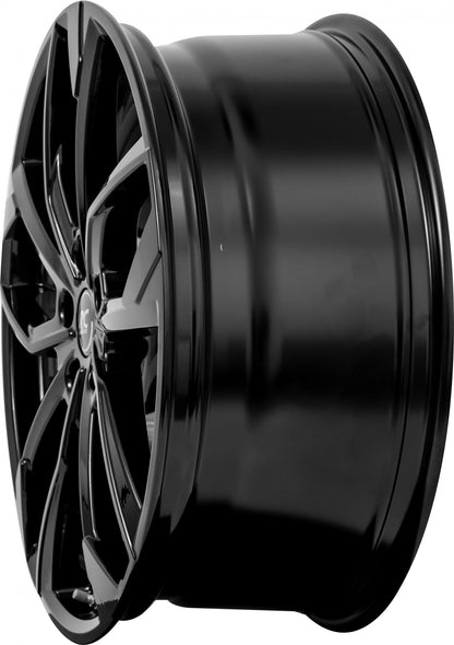 RC-Design RC34 schwarz lackiert Alufelge 7.5x18 Zoll ET50 LK 5x120 ML67.1 – Bild 4
