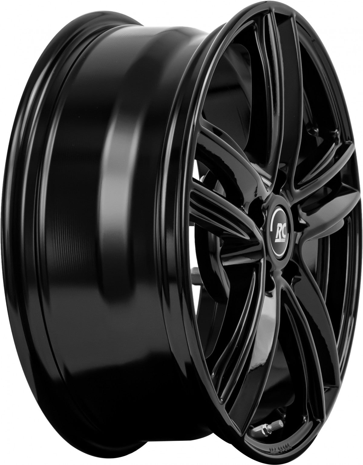 RC-Design RC27 schwarz lackiert Alufelge 8x18 Zoll ET52 LK 5x108 ML63.4 – Bild 8