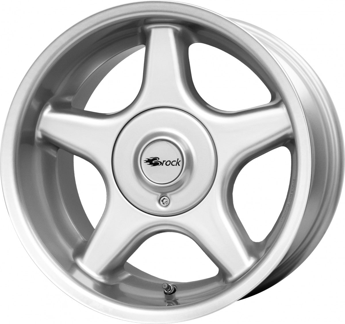 Brock B1 kristallsilber lackiert 7.5x16 ET25 - LK4/100 ML63.4