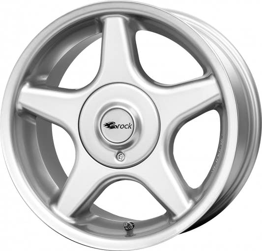 Brock B1 kristallsilber lackiert 9x16 ET15 - LK4/100 ML63.4