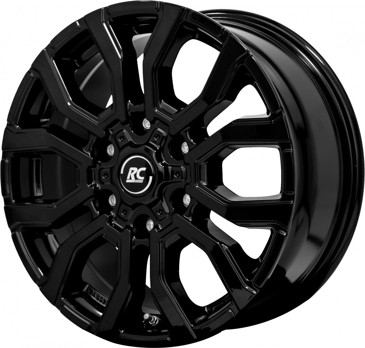 RC-Design RC35 schwarz lackiert Alufelge 7.5x17 Zoll ET25 LK 6x139.7 ML106.1 – Bild 3