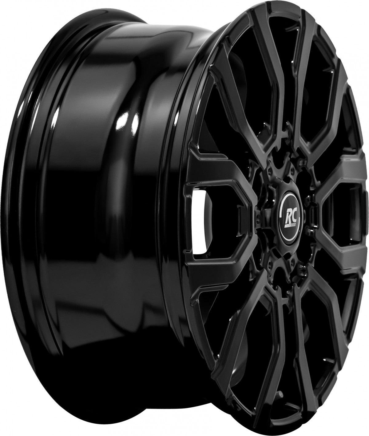 RC-Design RC35 schwarz lackiert Alufelge 7.5x17 Zoll ET25 LK 6x139.7 ML106.1 – Bild 8
