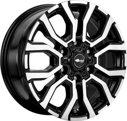 RC-Design RC35 schwarz front-poliert 7.5x17 ET30 - LK6/139.7 ML106.1
