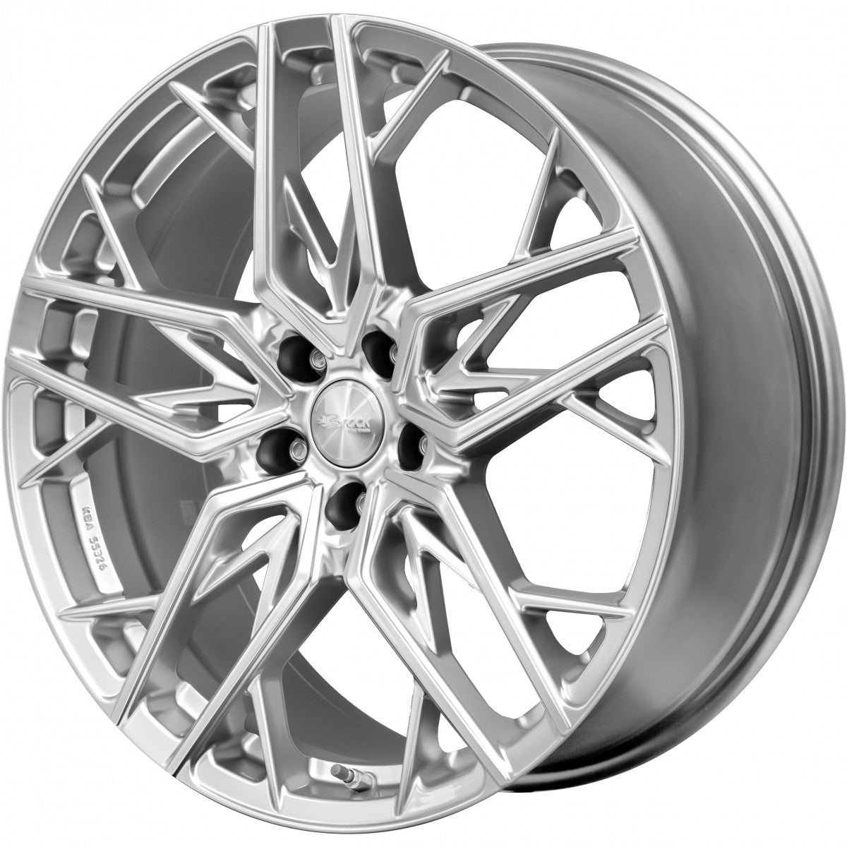 Brock B44 hyper-silber lackiert Alufelge 8.5x20 Zoll ET30 LK 5x112 ML66.6 – Bild 3