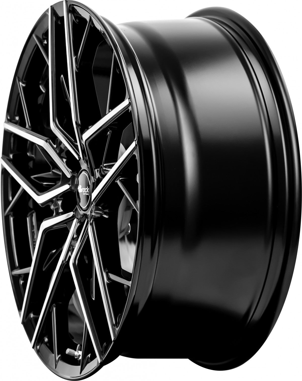 Brock B44 schwarz front-poliert 8.5x20 ET40 - LK5/114.3 ML72.6