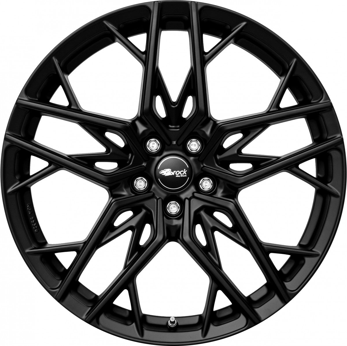 Brock B44 satin-black matt-lackiert Alufelge 8.5x20 Zoll ET35 LK 5x114.3 ML64.2 – Bild 2