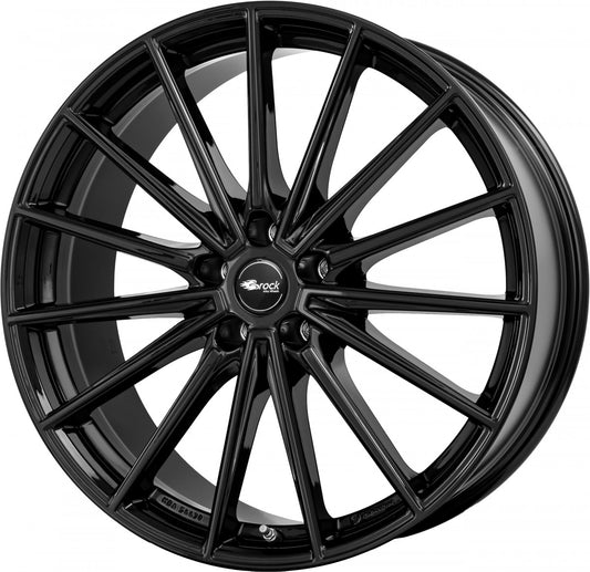 Brock B43 schwarz glanz 10x21 ET48 - LK5/112 ML66.6