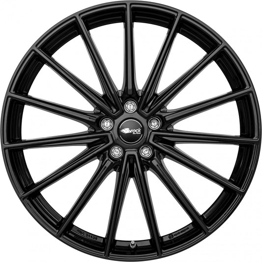 Brock B43 schwarz glanz 10x21 ET48 - LK5/112 ML66.6