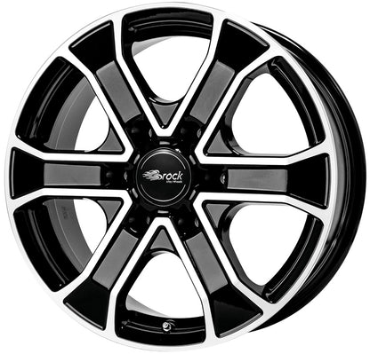 RC-Design RC31 schwarz front-poliert 8x18 ET51 - LK6/120 ML74.6