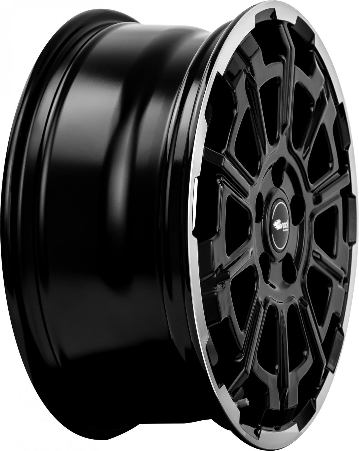Brock B45 schwarz front-poliert Alufelge 7.5x18 Zoll ET53 LK 5x120 ML65.1 – Bild 8