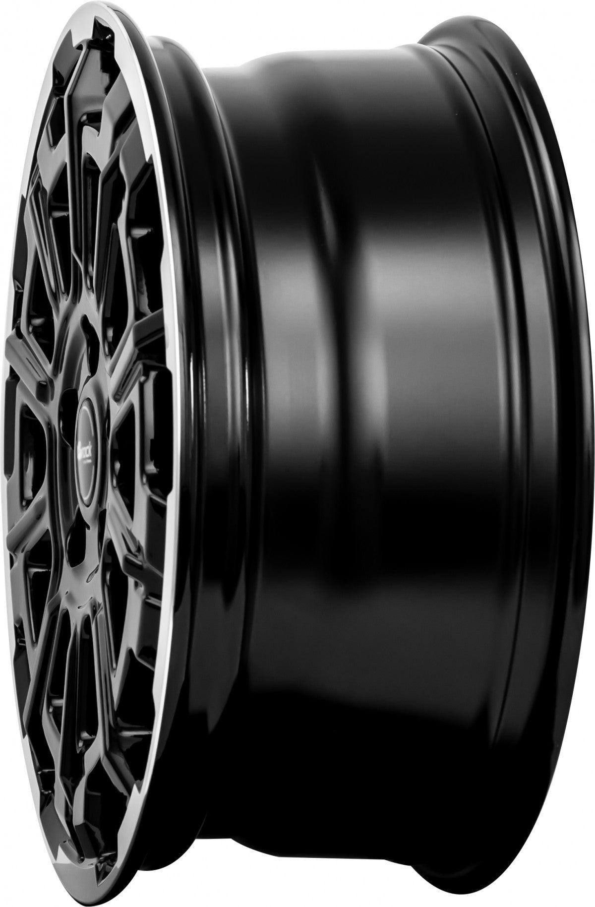 Brock B45 schwarz front-poliert Alufelge 7.5x18 Zoll ET44.45 LK 5x127 ML71.6 – Bild 6