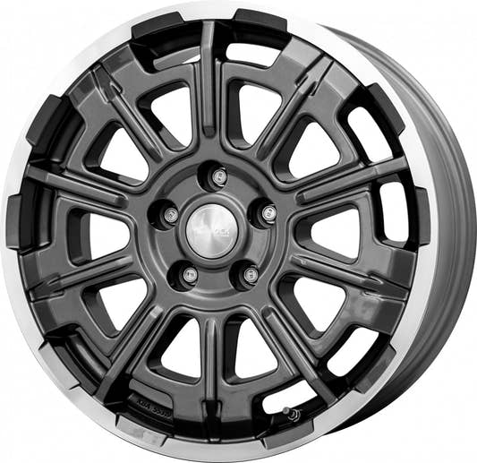 Brock B45 himalaya-grey front-poliert Alufelge 7.5x18 Zoll ET53 LK 5x130 ML78.1