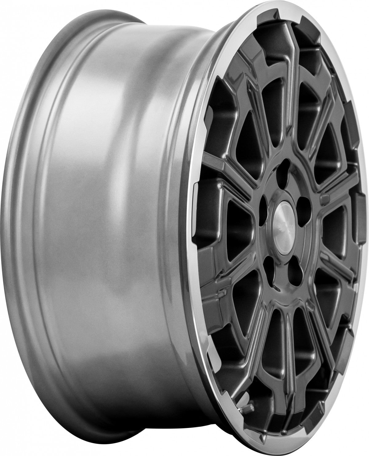 Brock B45 himalaya-grey front-poliert Alufelge 7.5x18 Zoll ET43 LK 5x130 ML84.1 – Bild 8