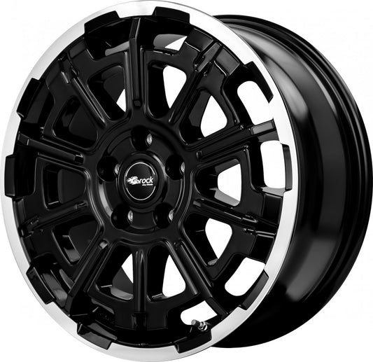 Brock B45 schwarz front-poliert 7.5x18 ET43 - LK5/130 ML84.1