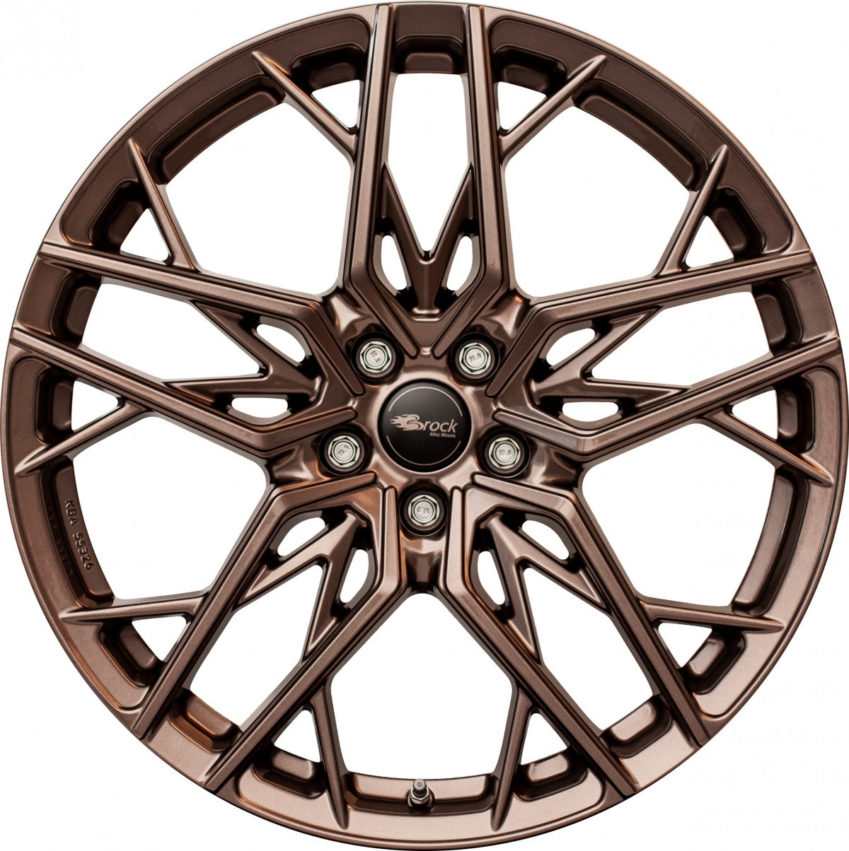 Brock B44 bronze-copper lackiert Alufelge 8.5x19 Zoll ET25 LK 5x112 ML66.6 – Bild 2