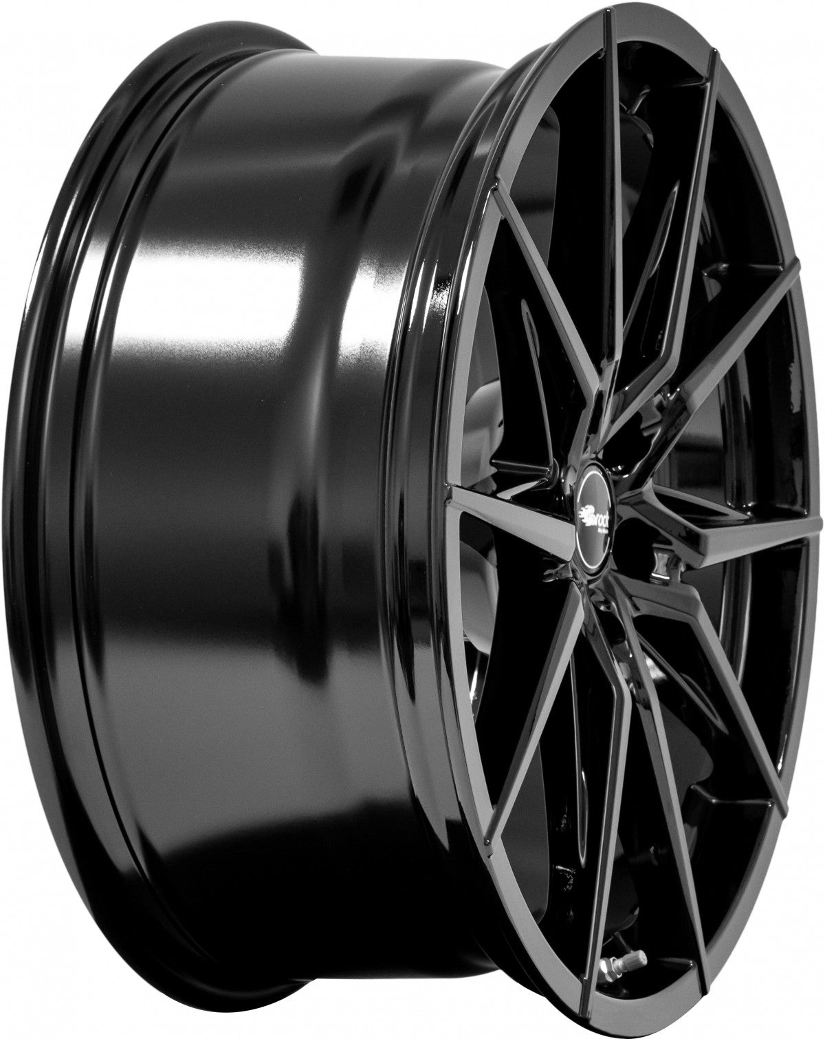 Brock B42 schwarz lackiert Alufelge 8x18 Zoll ET45 LK 5x112 ML66.6 – Bild 5