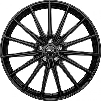 Brock B43 schwarz glanz Alufelge 9.5x21 Zoll ET45 LK 5x114.3 ML67.1 – Bild 2