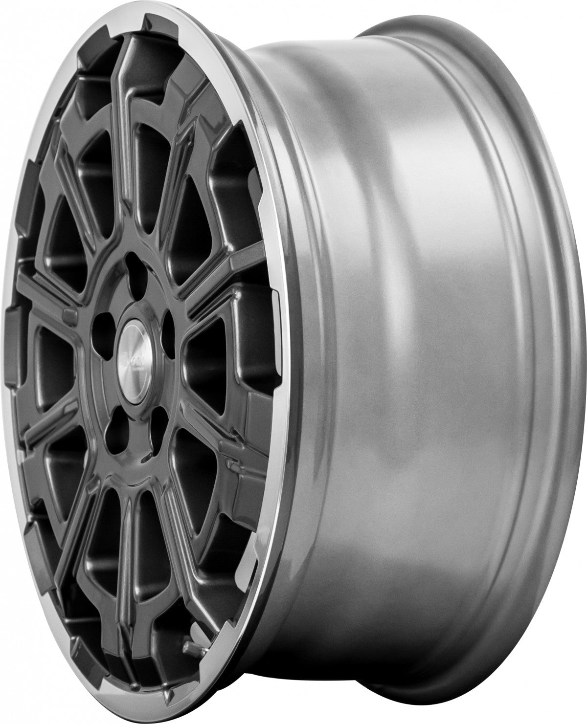Brock B45 himalaya-grey front-poliert Alufelge 7x17 Zoll ET55 LK 5x120 ML65.1 – Bild 5