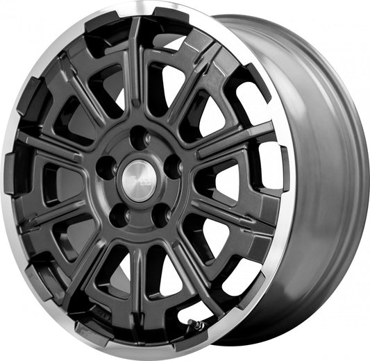 Brock B45 himalaya-grey front-poliert 7x17 ET47 - LK5/120 ML65.1