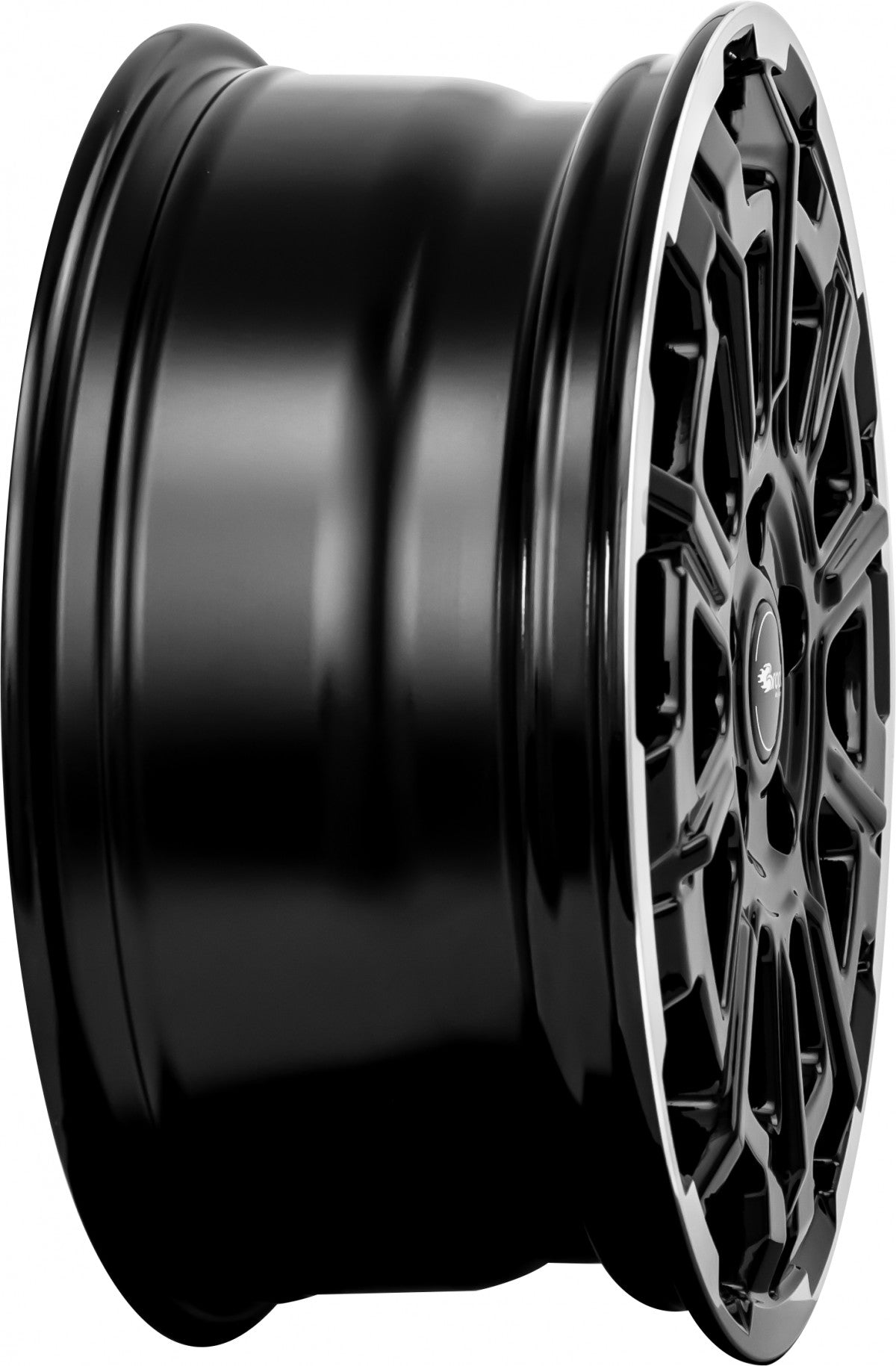 Brock B45 schwarz front-poliert Alufelge 7x17 Zoll ET62 LK 5x130 ML89.1 – Bild 7