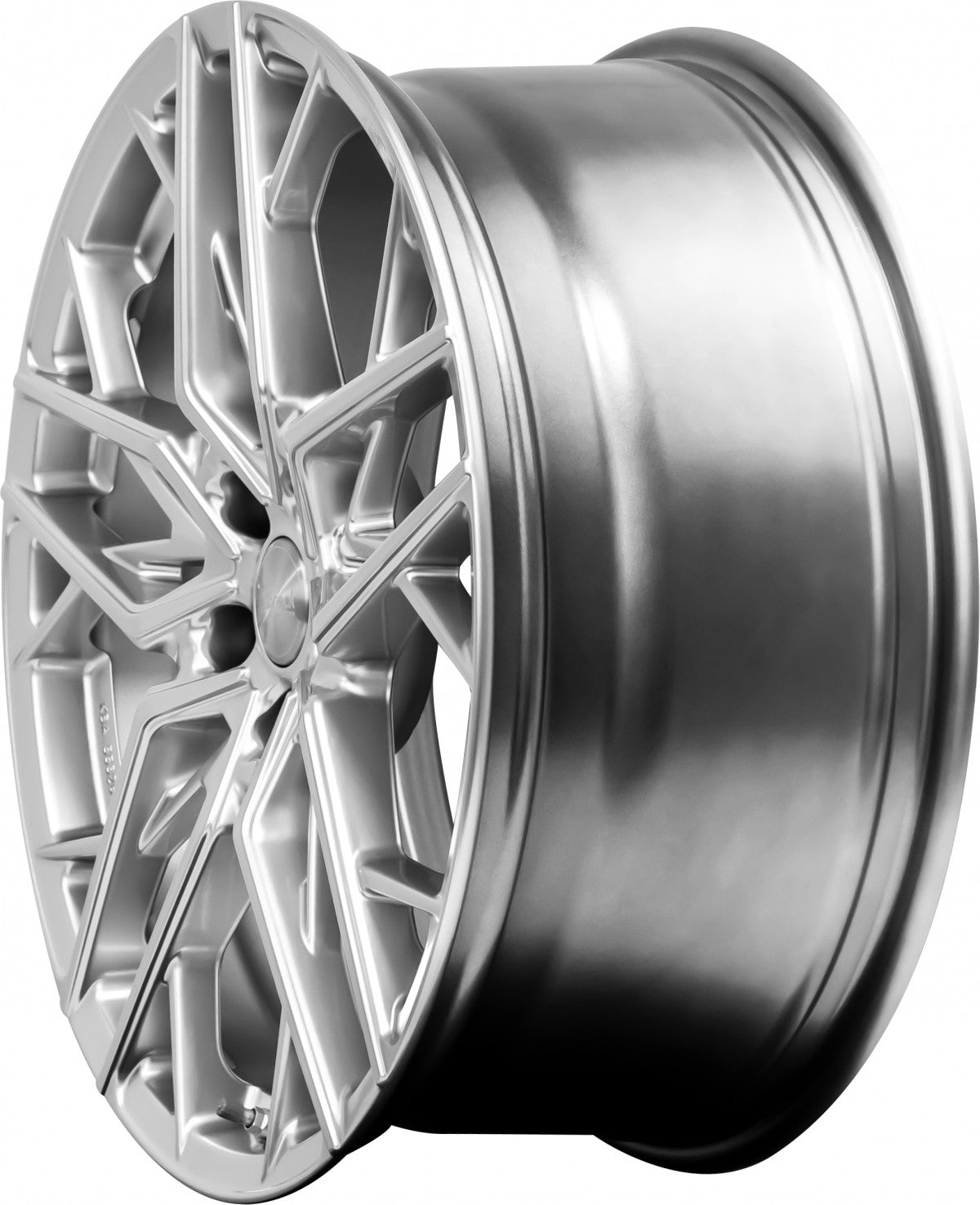 Brock B44 hyper-silber lackiert Alufelge 8x18 Zoll ET42 LK 5x108 ML72.6 – Bild 5
