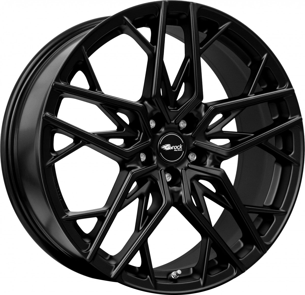 Brock B44 satin-black matt-lackiert 8x18 ET42 - LK5/108 ML72.6