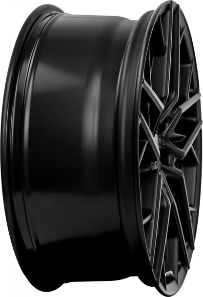 Brock B44 satin-black matt-lackiert Alufelge 8x18 Zoll ET30 LK 5x112 ML66.6 – Bild 7