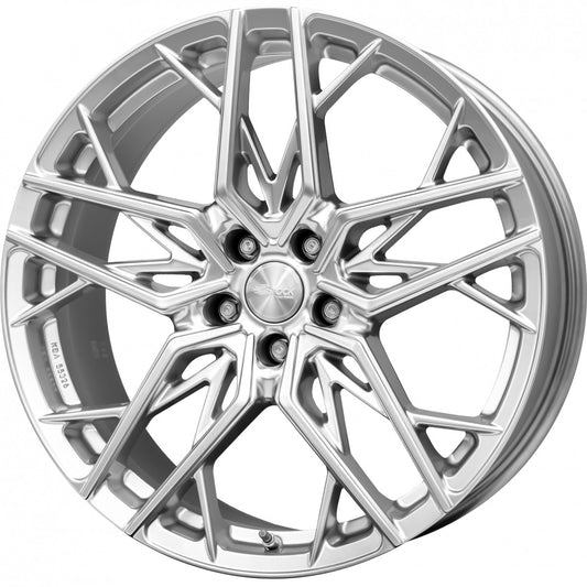 Brock B44 hyper-silber lackiert 8x18 ET40 - LK5/114.3 ML72.6