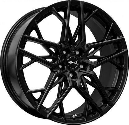 Brock B44 satin-black matt-lackiert 8x18 ET45 - LK5/114.3 ML72.6