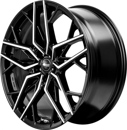 Brock B44 schwarz front-poliert 8x18 ET34 - LK5/120 ML72.6