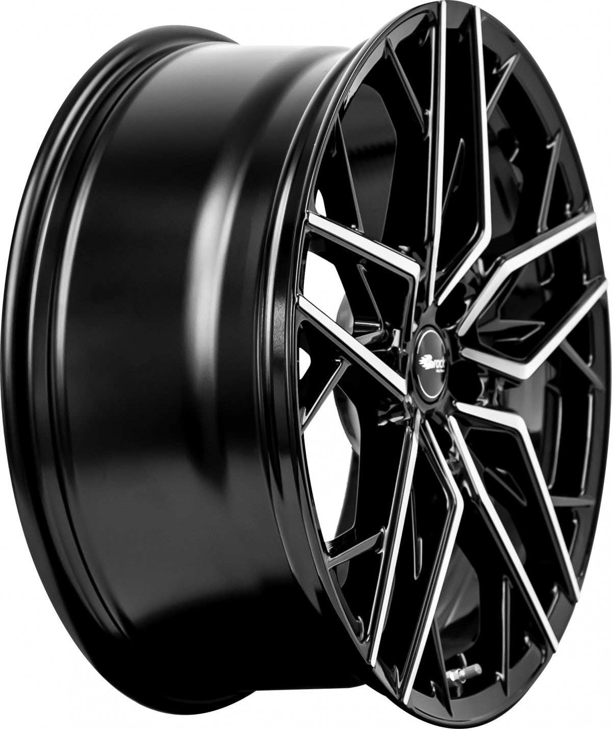 Brock B44 schwarz front-poliert 8x18 ET34 - LK5/120 ML72.6