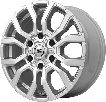RC-Design RC35 kristallsilber Alufelge 7.5x17 Zoll ET25 LK 6x139.7 ML106.1 – Bild 4