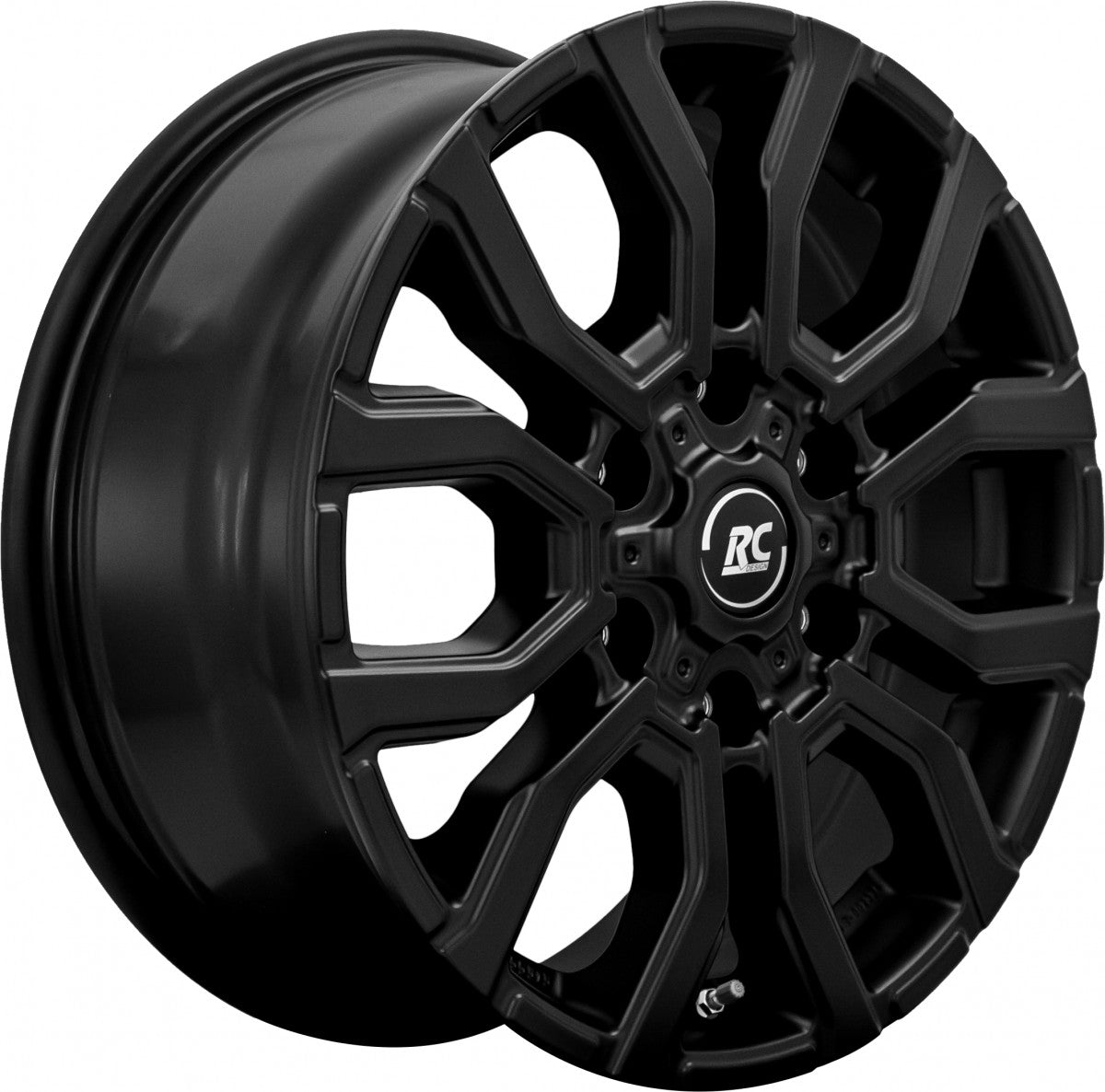 RC-Design RC35 satin-black matt-lackiert 6.5x16 ET55 - LK6/139.7 ML93.1