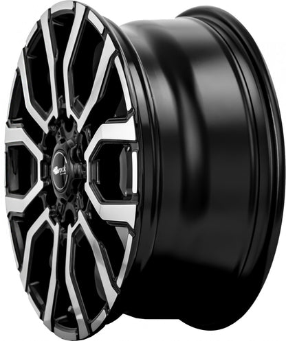 RC-Design RC35 schwarz front-poliert Alufelge 6.5x16 Zoll ET55 LK 6x139.7 ML93.1 – Bild 5