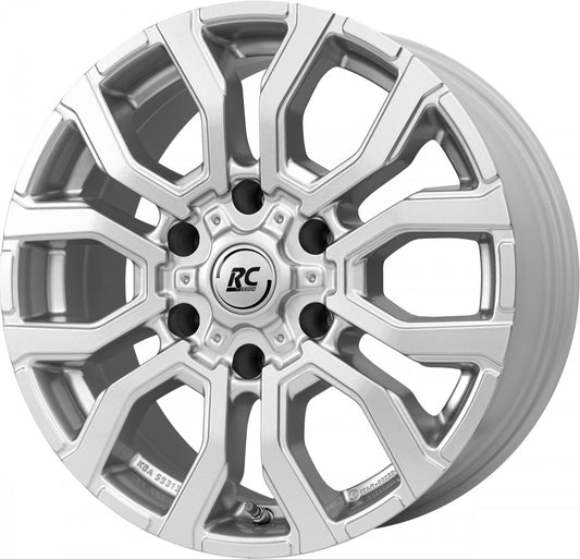 RC-Design RC35 kristallsilber 6.5x17 ET50 - LK6/120 ML74.6