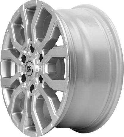 RC-Design RC35 kristallsilber Alufelge 6.5x17 Zoll ET50 LK 6x120 ML74.6 – Bild 5
