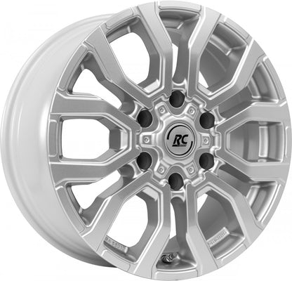 RC-Design RC35 kristallsilber 6.5x17 ET54 - LK6/130 ML84.1