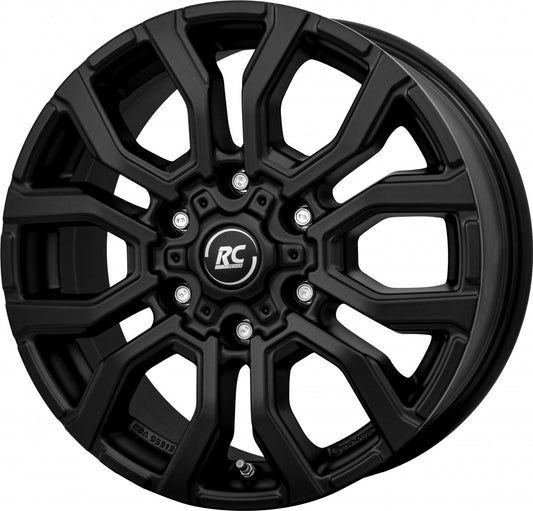 RC-Design RC35 satin-black matt-lackiert 6.5x17 ET54 - LK6/130 ML84.1