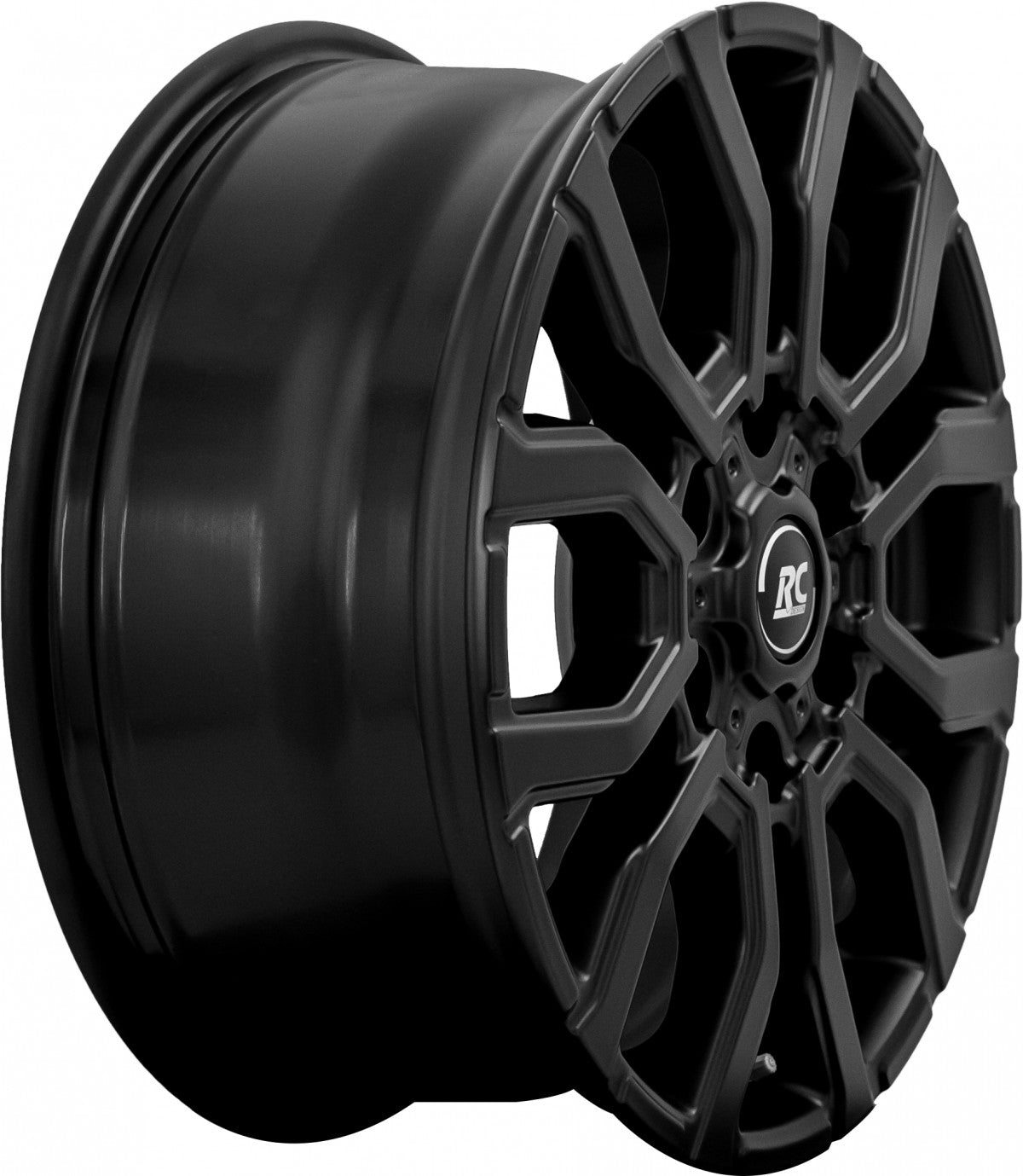 RC-Design RC35 satin-black matt-lackiert 6.5x17 ET54 - LK6/130 ML84.1