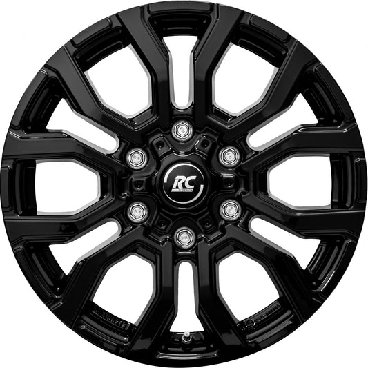 RC-Design RC35 schwarz lackiert 6.5x17 ET62 - LK6/130 ML84.1